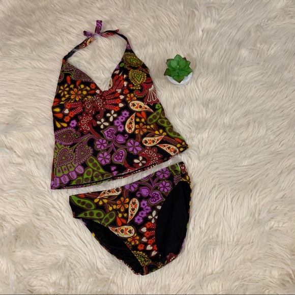 Victoria's Secret Other - Victoria’s Secret 2pc Paisley Tankini Size Medium